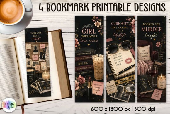 Download True Crime and Detective Bookmarks - Crime Collection