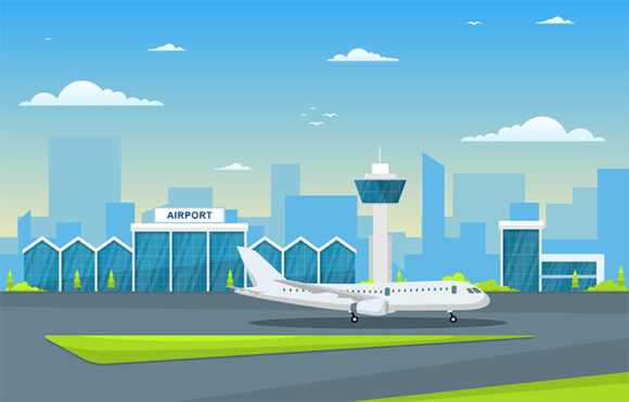 Download Aircraft Plane in Runway Airport - Runway Collection
