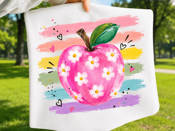 Download Watercolor Apple Teacher PNG - Color Collection