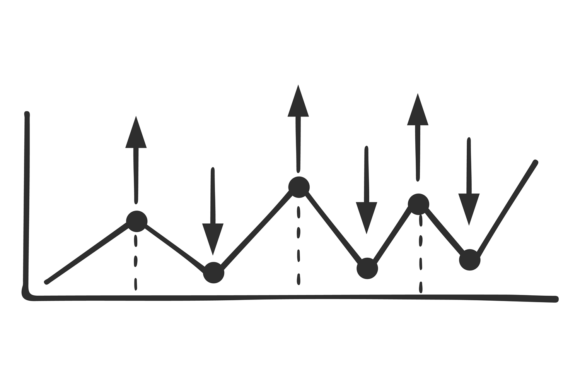 Download Statistical Linear Diagram with Up and D - Statistic Collection