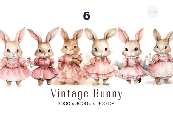 Download Artful Bunny Clipart Cute Animated Rabit - Animated Collection