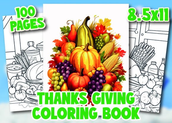 Download Thanks Giving Coloring Book for Kids - Color Collection