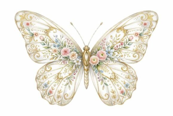 Download Watercolor Butterfly Wedding Clipart - Color Collection