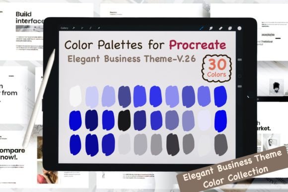 Download Procreate Color Palettes-Elegant Biz V26 - Color Collection
