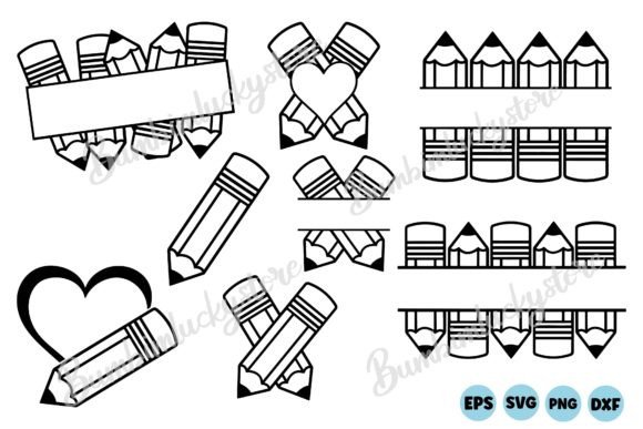 Download Pencil Outline Svg Bundle - Premium Resources
