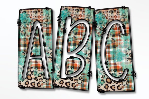Download Plaid, Turquoise, Leopard Box Doodle PNG - Premium Bundle