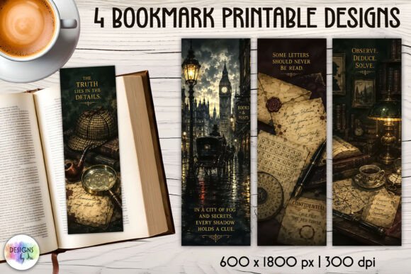 Download True Crime and Detective Bookmarks - Premium Bundle