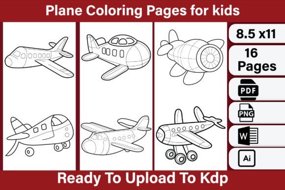 Download Plane Coloring Pages for Kids - Color Collection