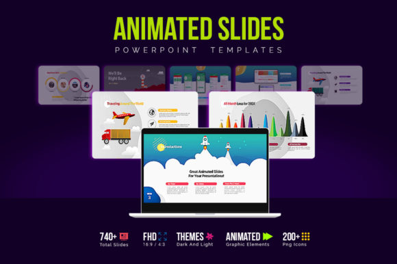 Download Cartoon Animated PowerPoint Template - Animated Collection